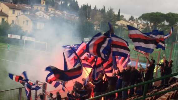 FOTO FV, Primavera: caldo tifo al seguito della Samp