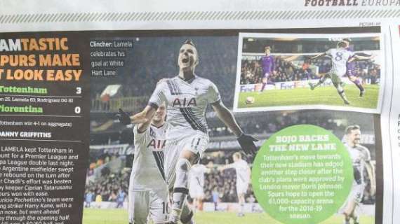 TOTTENHAM, La stampa inglese celebra gli Spurs