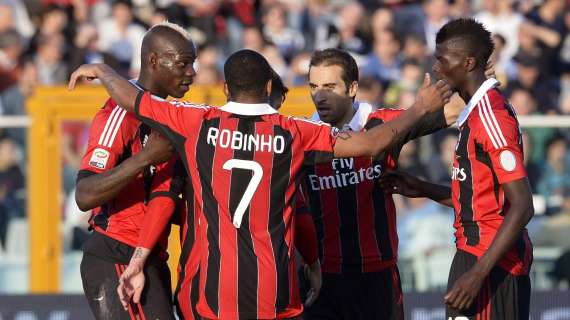 SERIE A, Poker del Milan a Pescara, doppio Balotelli