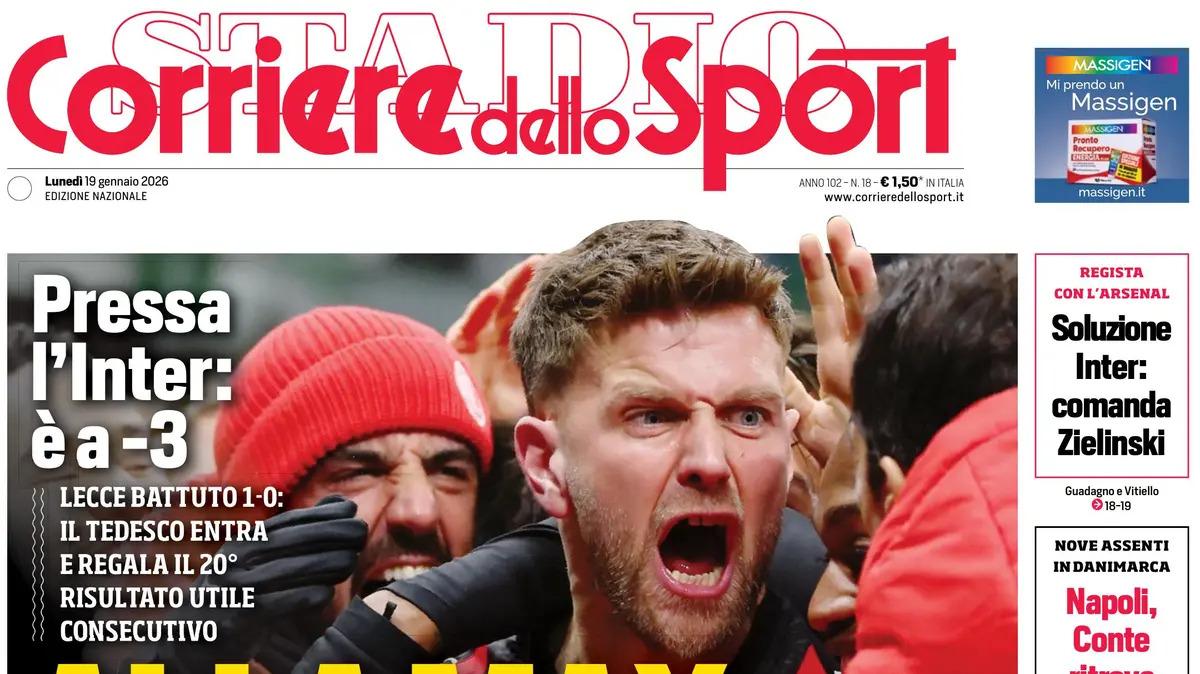 Rassegna stampa: le prime pagine dei quotidiani di oggi