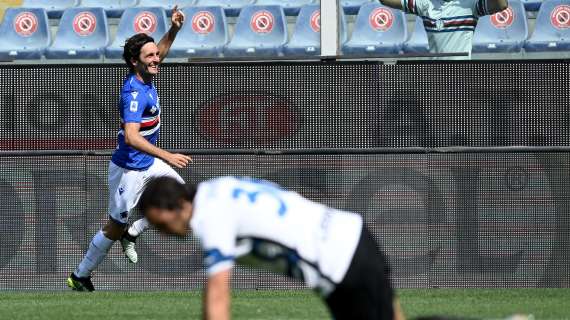 SAMPDORIA-INTER, Nerazzurri ripresi due volte: è 2-2