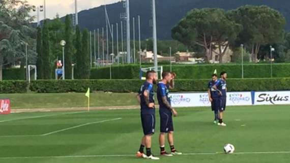 FOTO FV, Berna e Astori in campo a Coverciano