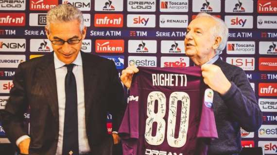 ACF, Auguri e regalo speciale per Raffaele Righetti