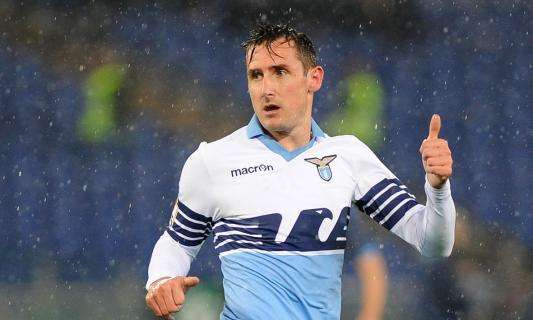 LAZ-FIO 3-0, Klose fa tris e chiude i conti del match