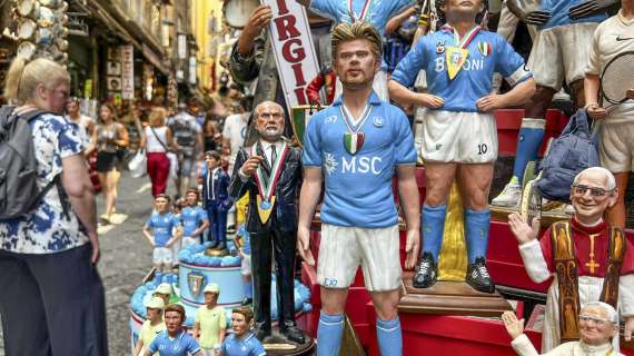 È già De Bruyne-mania a Napoli: il belga è comparso sul presepe partenopeo