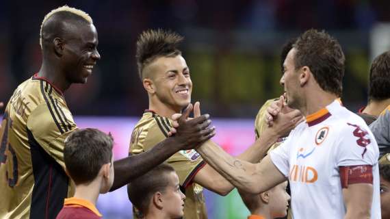 MILAN-ROMA, All'intervallo 0-0, espulso Muntari