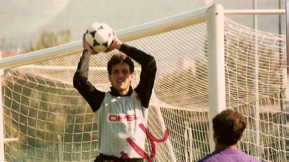 Giovanni Galli, uno del club &quot;under 22&quot;, in allenamento