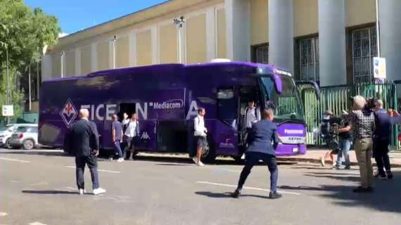 VIDEO FV, L'arrivo della squadra al Franchi