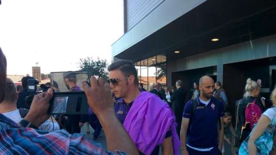 FOTO-VIDEO FV, Fiorentina atterrata a Peretola