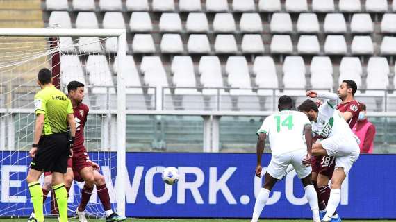 SERIE A, Le formazioni ufficiali di Torino-Sassuolo