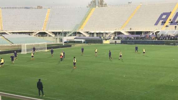 FOTO FV, Campo a metà: squadra e baby divisi