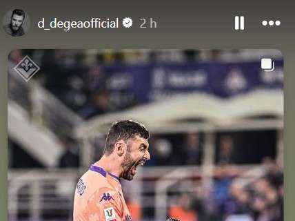 Il saluto di De Gea a Terracciano: "Buona fortuna amico"