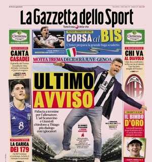 Rassegna stampa, ecco le prime pagine dei quotidiani sportivi