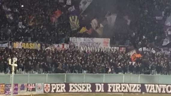 FOTO FV, Striscione in Fiesole: "Uniti avanzerem!"
