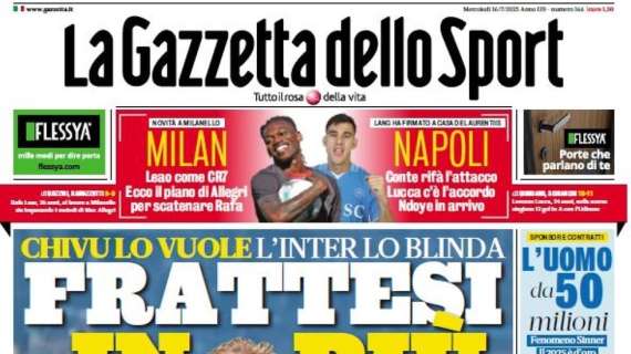 Rassegna stampa, ecco le prime pagine dei quotidiani sportivi in edicola