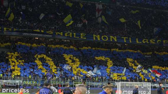 Febbre Champions a Milano: l'Inter apre San Siro, maxischermo per la finale