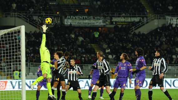 JUVE-FIO, A Torino Pepe gela i viola