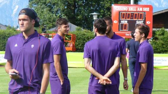 FOTO FV, La Fiorentina sul campo di Zell am See