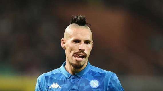 NAPOLI, Allenamento iniziato ma non c'è Hamsik