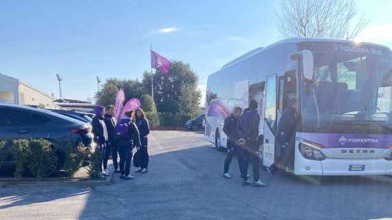 FOTO FV, Fiorentina Femminile in partenza. Oggi...