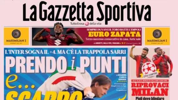 RASSEGNA STAMPA, Le prime pagine dei quotidiani