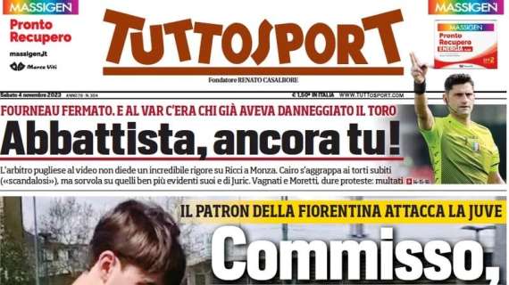 TUTTOSPORT, Commisso, perché ti arrabbi?