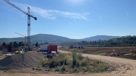 VIOLA PARK, Sopralluogo mattutino: lo stato dei lavori