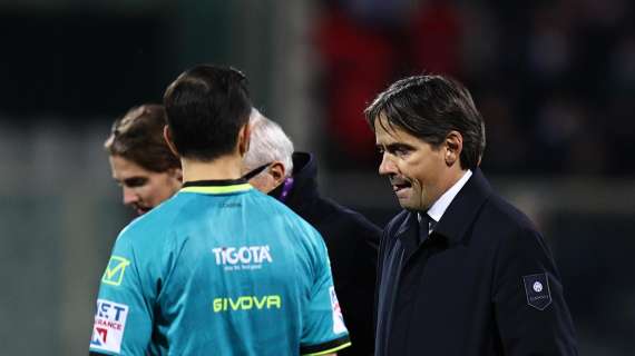 Inzaghi furioso con gli arbitri. E contro la Fiorentina ritroverà Doveri (aVar nel derby)