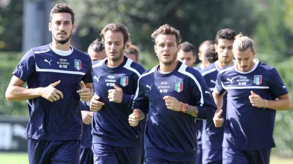 AZZURRI, Provato tridente Rossi-Balo-Candreva