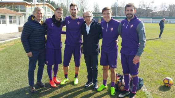 FOTO, ADV e Antognoni con i violazzurri