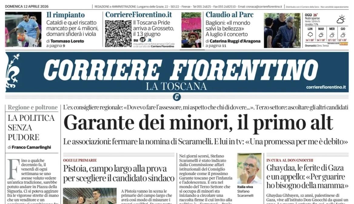 Rimpianto Cataldi, domani avversario al Franchi. CorFio: "Un riscatto mancato"