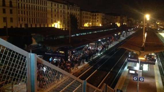 VIDEO FV, L'arrivo dei viola a Campo di Marte