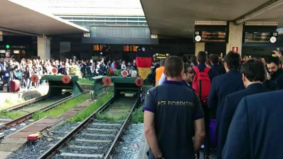 SPECIALE FV, La festa per i viola alla stazione