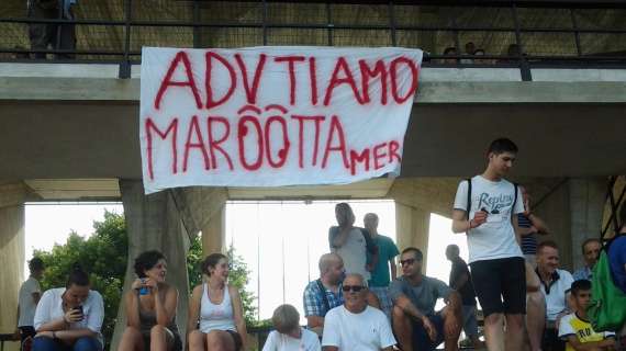 MONTECATINI, Striscione per ADV. Marotta...