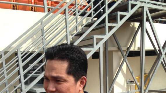 THOHIR, Che gaffe: "Interista dai tempi degli olandesi"