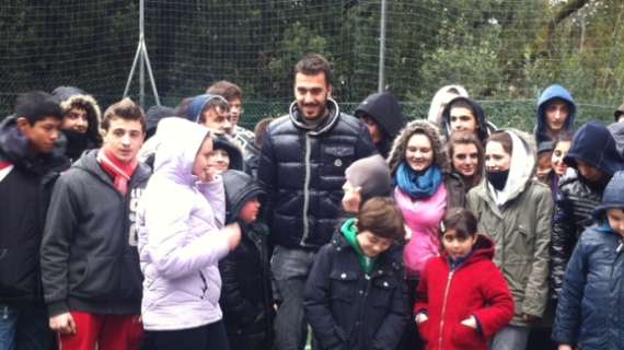 FOTO FV, Viviano al campetto di  Villa Lorenzi