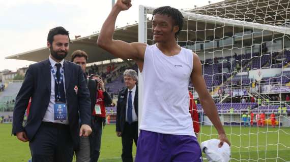 FOTO, Cuadrado e Muriel si godono il sole fiorentino