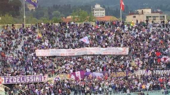 CURVA FIESOLE, Striscione di contestazione