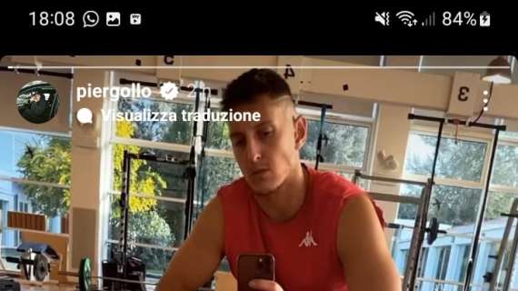 GOLLINI, Oggi in palestra per proseguire il recupero