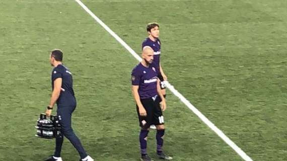 FOTO FV, Chiesa entra in campo dopo l’intervallo