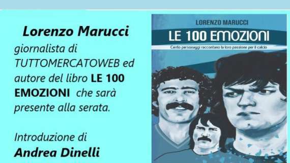 LE 100 EMOZIONI, Domani show del libro a Benabbio