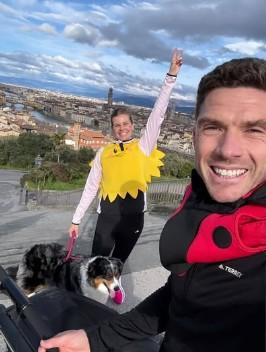 Una domenica in famiglia per Gosens: allenamento a tema carnevale