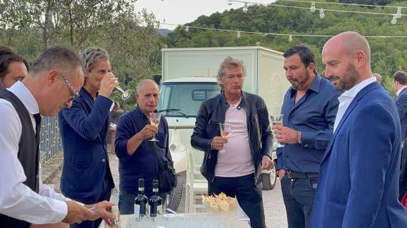 FOTO FV, Frey presenta i suoi vini. C'è Antognoni