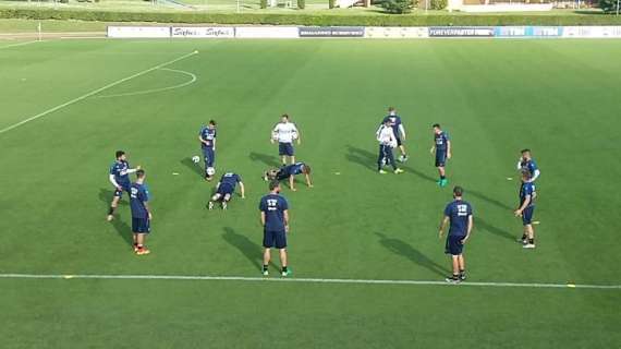 ITALIA, Primo allenamento a Montpellier