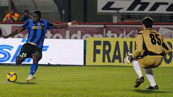 INTER-FIORENTINA 0-0, Occasione per Muntari