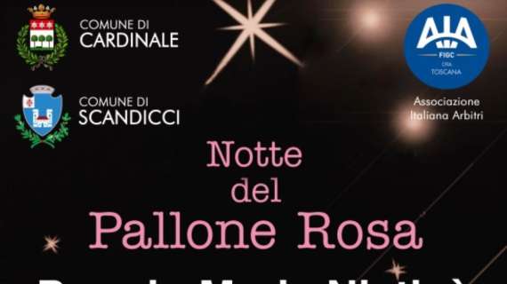 SCANDICCI, Martedì Notte del Pallone Rosa: i premiati