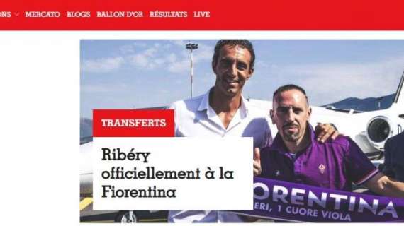 FOTO, Ribery si prende la prima di France Football