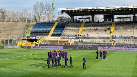 FOTO-VIDEO FV, Viola già in campo a Bergamo