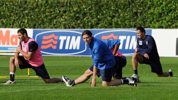 NAZIONALE, Iniziato l'allenamento