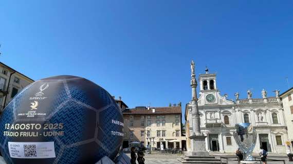 Supercoppa Uefa: aperto Fan festival, Udine pronta per la festa